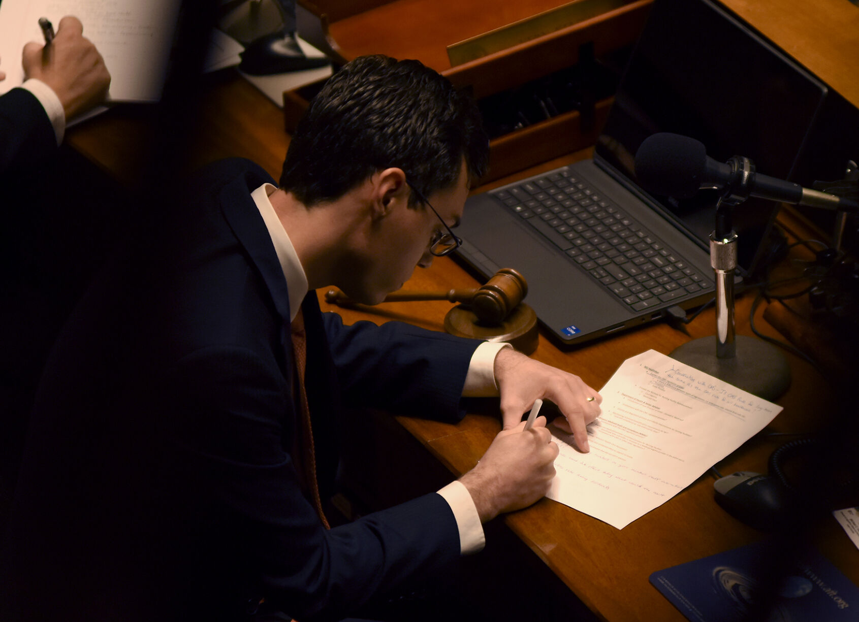 Rep. Dirk Deaton writes notes